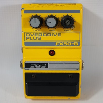 DOD FX50B Overdrive Plus Guitar Effects Pedal UNTESTED AS IS NO BATTERY COVER
