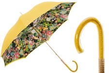 PASOTTI Umbrella Mazzolino 93cm Floral Bouquet Acetate Handle Italy