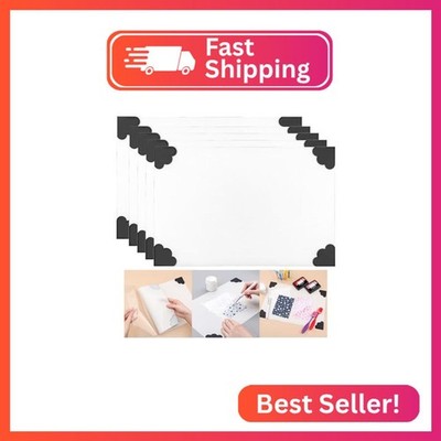BAOFALI 5Pcs/Set Non-Stick Craft Mat; Heat Resistant Media Surface Mat with Weig