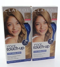2 Boxes: Clairol Root Touch-Up Permanent Hair Dye - #7 Dark Blonde