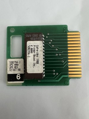 Vintage Pitney Bowes Inc 1983 AMD CPU Memory Processor Chip 5082706-J Slot 6 (A)