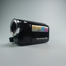 16.0MP Compact HD Video Camcorder Unbranded Black Tested