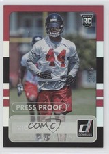 2015 Panini Donruss Press Proof Silver 25/25 Vic Beasley Jr #188 pn1