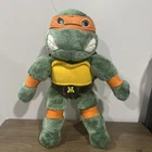 Vintage 1989 Playmates TMNT Teenage Mutant Ninja Turtles 14" Michelangelo Plush