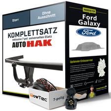 Anhängerkupplung starr für FORD Galaxy +E-Satz NEU PKW