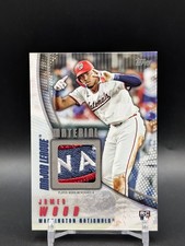 2025 Topps Update James Wood Major League Material Relic 1/1 Nationals Patch RC