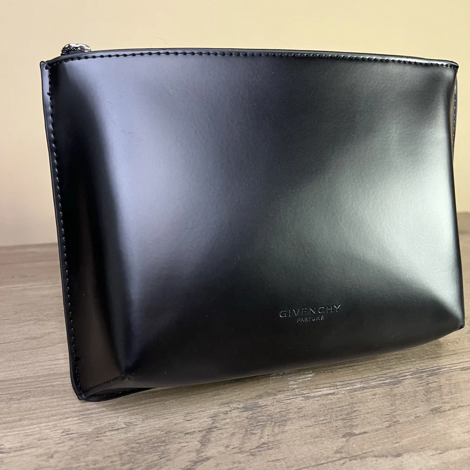 NOVO PERFUME Givenchy icônico grande preto bolsa geométrica maquiagem viagem - Imagem 3 de 4