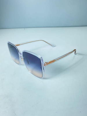 Coach New York Sonnenbrille HC8368D CH572 klares Gestell Gläser mit Farbverla...