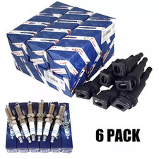 New 6x Ignition Coil &6 spark plug For Bosch BMW 325i 328i 525 528 530 535 X3 X5