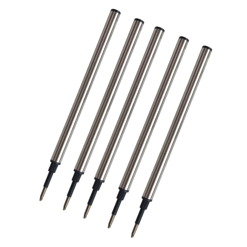 1/5/20Pcs 0.5mm Universal Pen Refills, Smooth to Write Stainless Steel