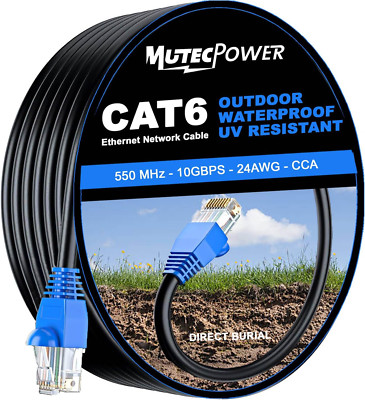  CAT6 20M Außen Verwendung Wasserdicht - CCA - Direct Burial Ethernet Netzwerkka
