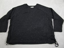 Woman Within Sweater Womens Large Black Pullo...