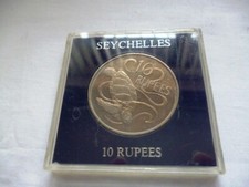 ENCASED SEYCHELLES 10 RUPEES