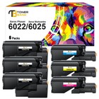6x Toner Kompatibel für Xerox Phaser 6020 6020BI Xerox WorkCentre 6025 6027 SET