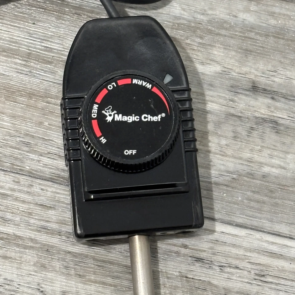 Sonda de control de temperatura para plancha eléctrica Magic Chef P-500 negra Foto 2 de 4
