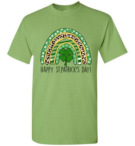St Patrick's Day Irish Rainbow grafisches T-Shirt Top T-Shirt - Bild 4 von 24