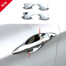 For Hyundai Elantra 2011-16 Chrome Glossy Outside Door Bowl Cup Cover Trim 4PCS