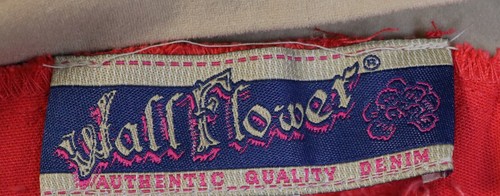 WALL FLOWER MATERNITY JEAN SHORTS DARK CORAL? WITH MACRAME BELT 5 POCKET STYLE - Picture 5 of 7