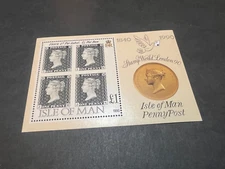 Isle of Man: 1990 Black Penny Scott 424 MNH Mini Sheet *combine shipping*