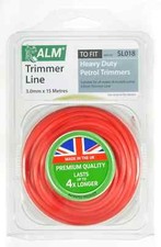 ALM Trimmer Line 3.00mm x 15m SL018 Red Heavy Duty Petrol Trimmers
