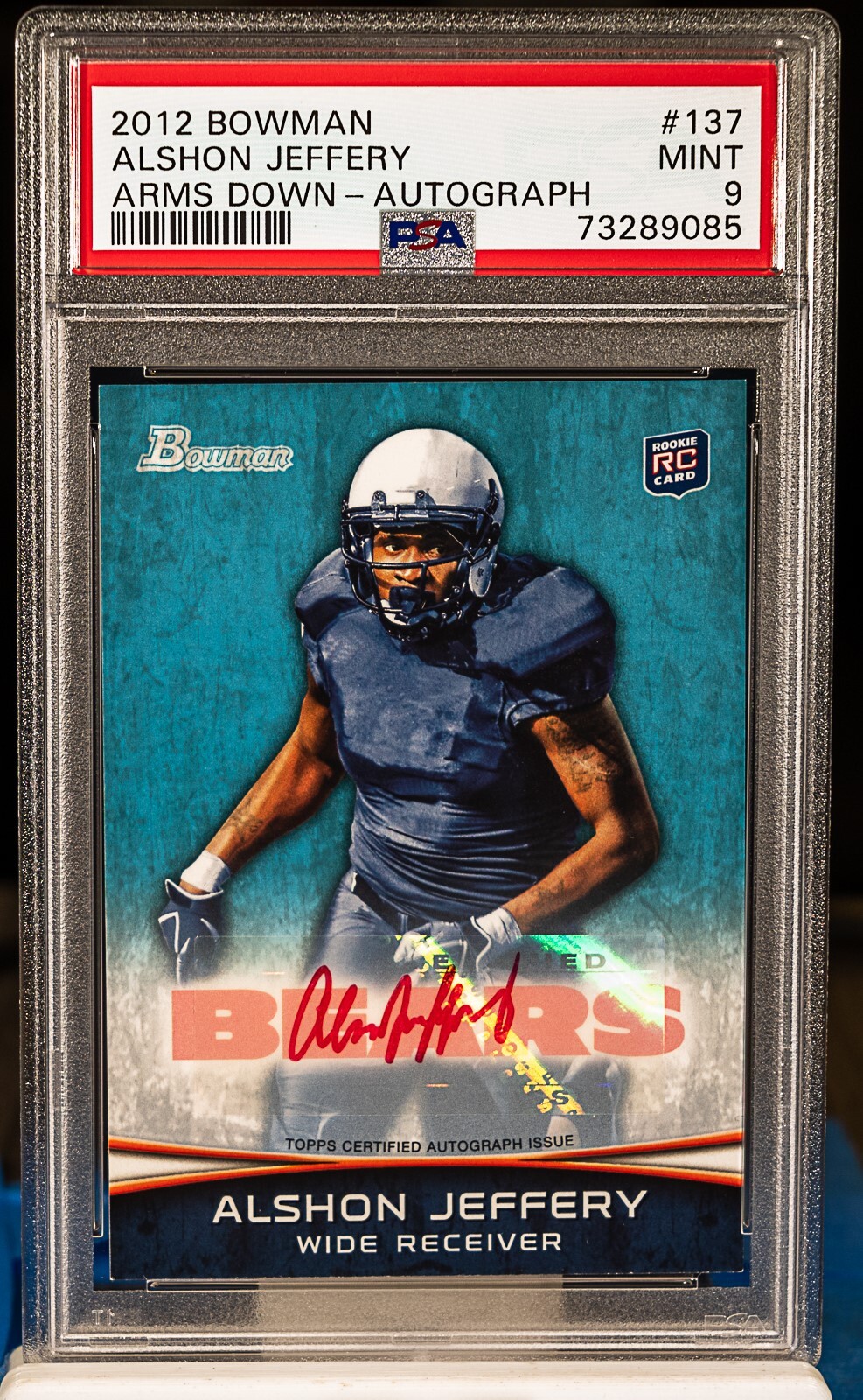 Alshon Jeffery Bowman #137 Arms Down-Autograph
