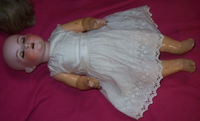 Grande Poupée Bébé En Porcelaine Heubach Koppelsdorf – 62 Cm – Années 1910-1920