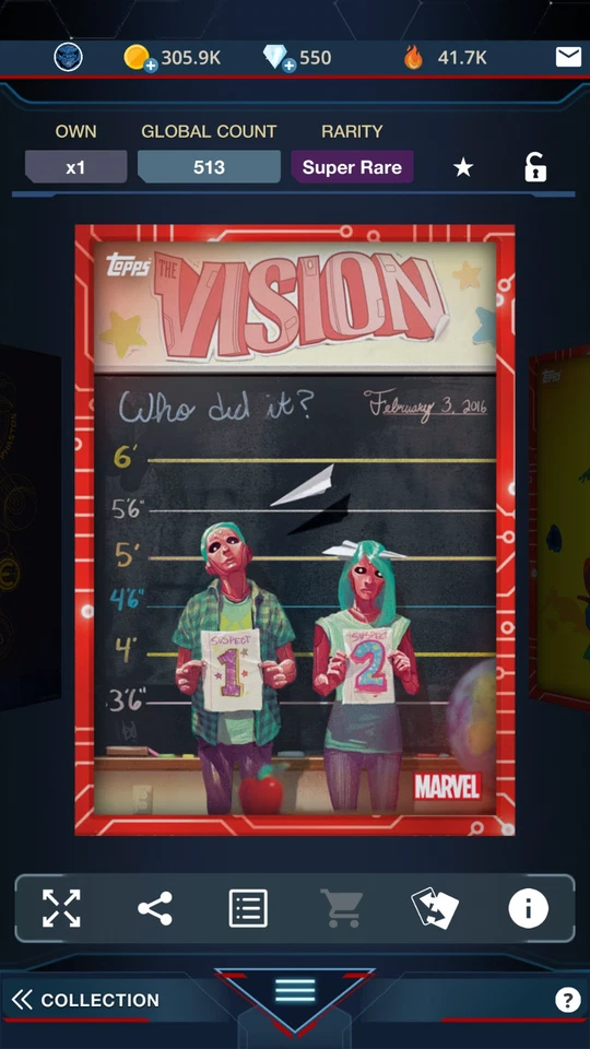 Topps Marvel Collect!  Card Trader - You Pick Any 45 Digital Cards - Image 2 of 4