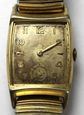 Elgin 672 17j 10k Gold Filled Watch - Vintage - Parts/Repair