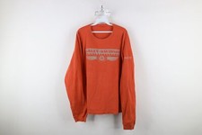 Vtg Y2K Harley Davidson Mens XL Faded Thermal Waffle Knit Long Sleeve T-Shirt