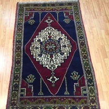 4' x 6' Turkish Ser api Oriental Rug - Hand Made - Full Pile - 100% Wool