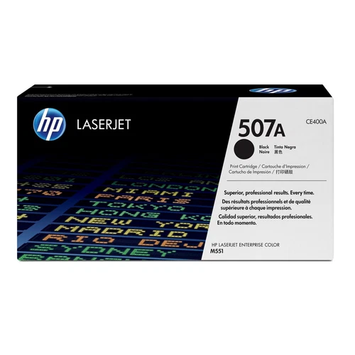 HP 507A Noir Cartouche de Toner - CE400A