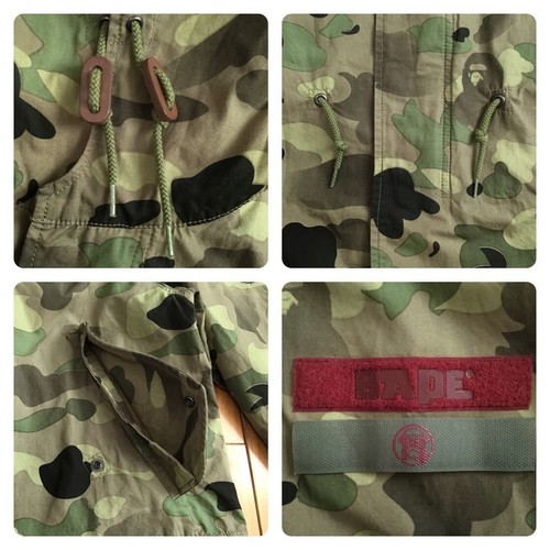 BAPE camo × Gore windstopper mods coat hoodie jacket A Bathing Ape Size L - Picture 7 of 10