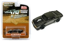 Greenlight 1/64 Last of V8 Interceptors 1973 Ford Falcon XB (Black Chrome) 51229