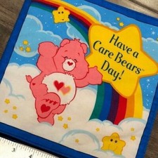 Colorful Care Bears "Have a Care Bears Day " Handmade Cloth Soft Book