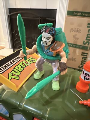 Vintage TMNT 1989 Teenage Mutant Ninja Turtles Original PARTY VAN VEHICLE LOT