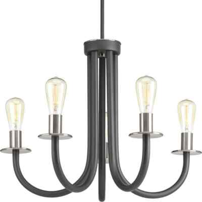 Progress Lighting Remix Collection 5-Light Graphite Chandelier