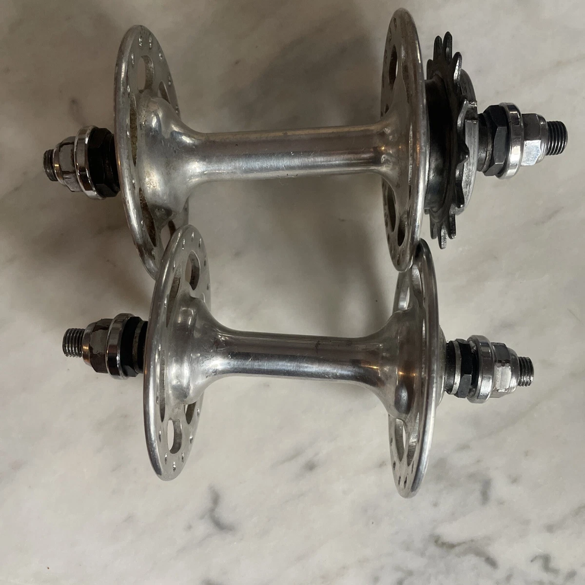 Set Kit Campagnolo Record Hubs 36 H 9/12 S Neuf Dans