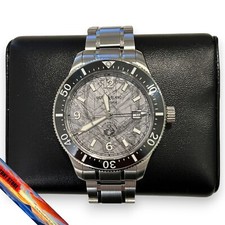 Montblanc 1858 Iced Sea Automatic Date MB130793 Silver Dial Men's Watch Jp Mint