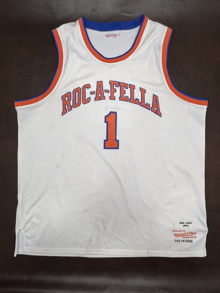 Jay-Z / Roc-A-Fella VTG Mitchell & Ness Sewn Jersey, Size 60 Jay-Z / Roc-A-Fella VTG Mitchell & Ness Sewn Jersey, Size 60
