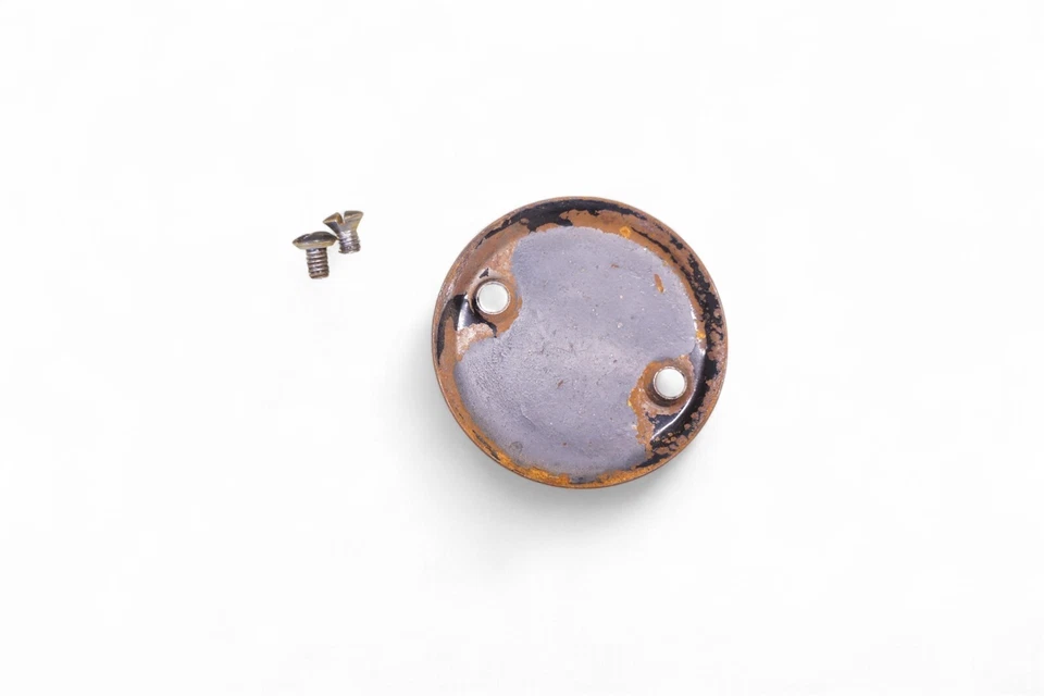 Harley VL V VLD WL Flathead Knucklehead 74 1934 OEM cubierta de inspección JD pequeña Foto 3 de 3