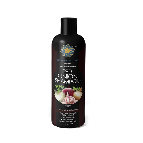 Red Onion Hair Growth & Hair Fall Control Shampoo – with Curry Leaf, Hibiscus - Picture 9 of 12