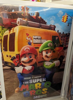 The Super Mario Bros. Movie - Poster Brooklyn Key Art 22x34 Lot of 2 New Posters