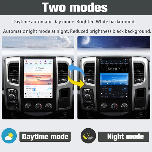 12.1" Car Stereo Radio For Dodge RAM 2013-2019 GPS Head Unit Wireless Carplay - Bild 5 von 6