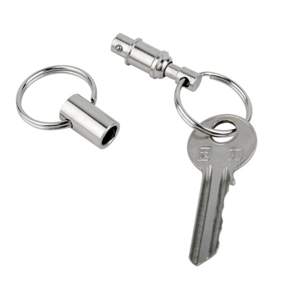 5pcs Keychain Key Chains Quick Connect Key Ring Quick