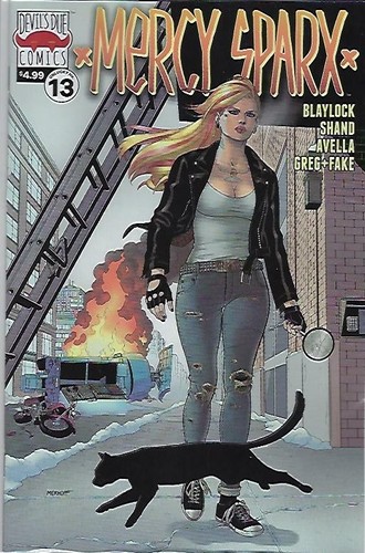 LOT of 10 Mercy Sparx Unlucky # 13 Merhoff Variant Cover Devil's Due Comics NM - Picture 2 of 2