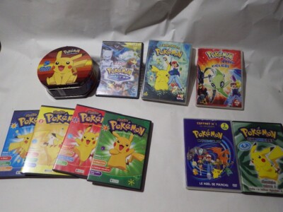 Konvolut 10 DVDs Pokemon Serie und Film Chronicles, Celebi 4 Ever, Advanced Battle
