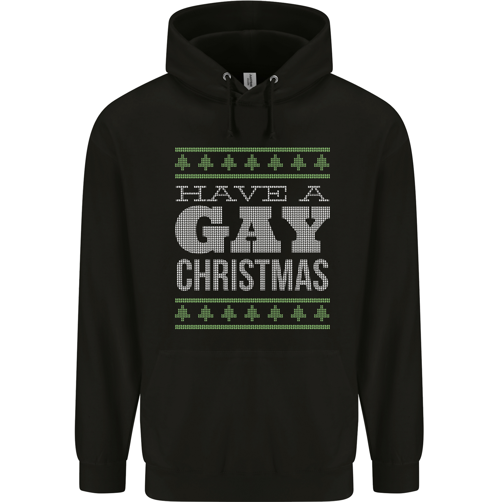 Have a Gay Christmas Funny LGBT Xmas Mens 80% Cotton Hoodie