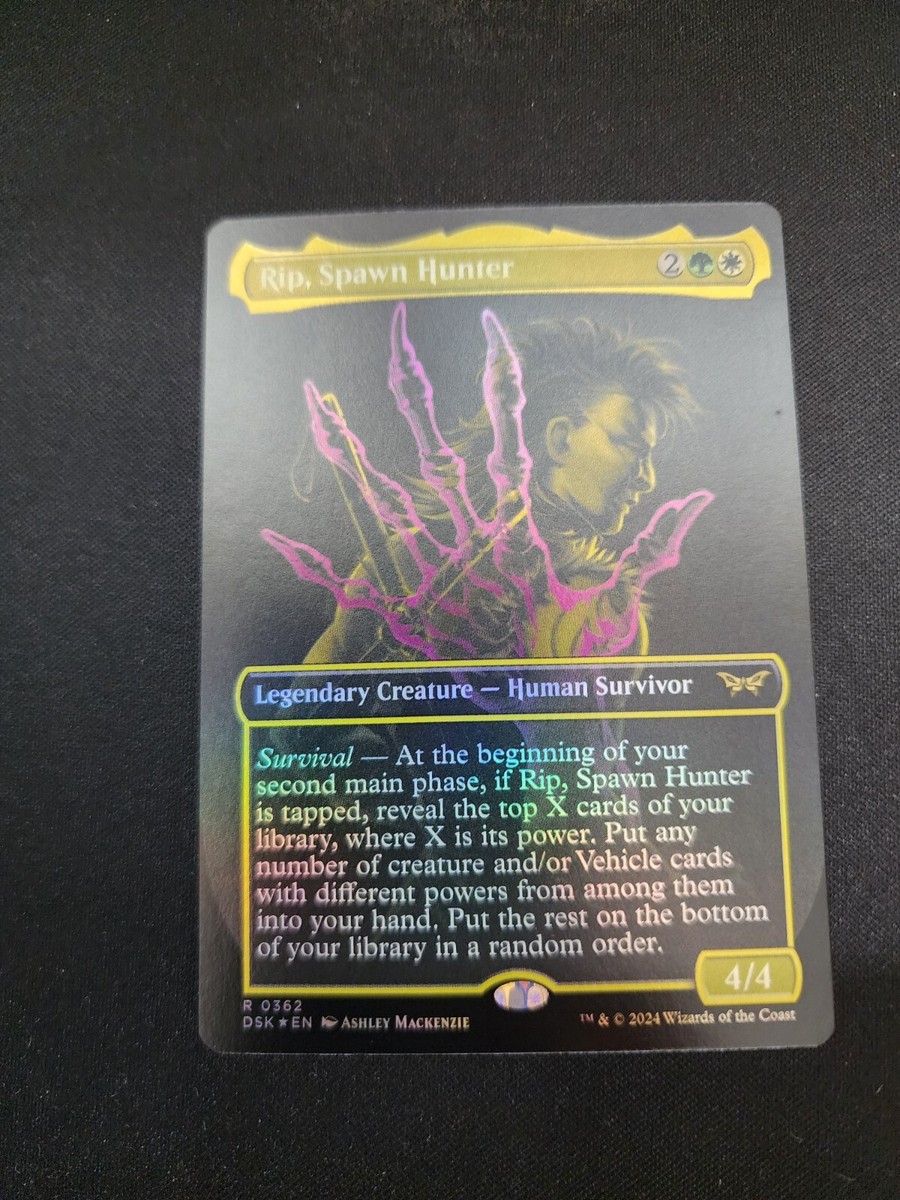 mtg rip card Rip, Spawn Hunter - 362 - Foil - DSK - NM - MTG Magic the Gathering