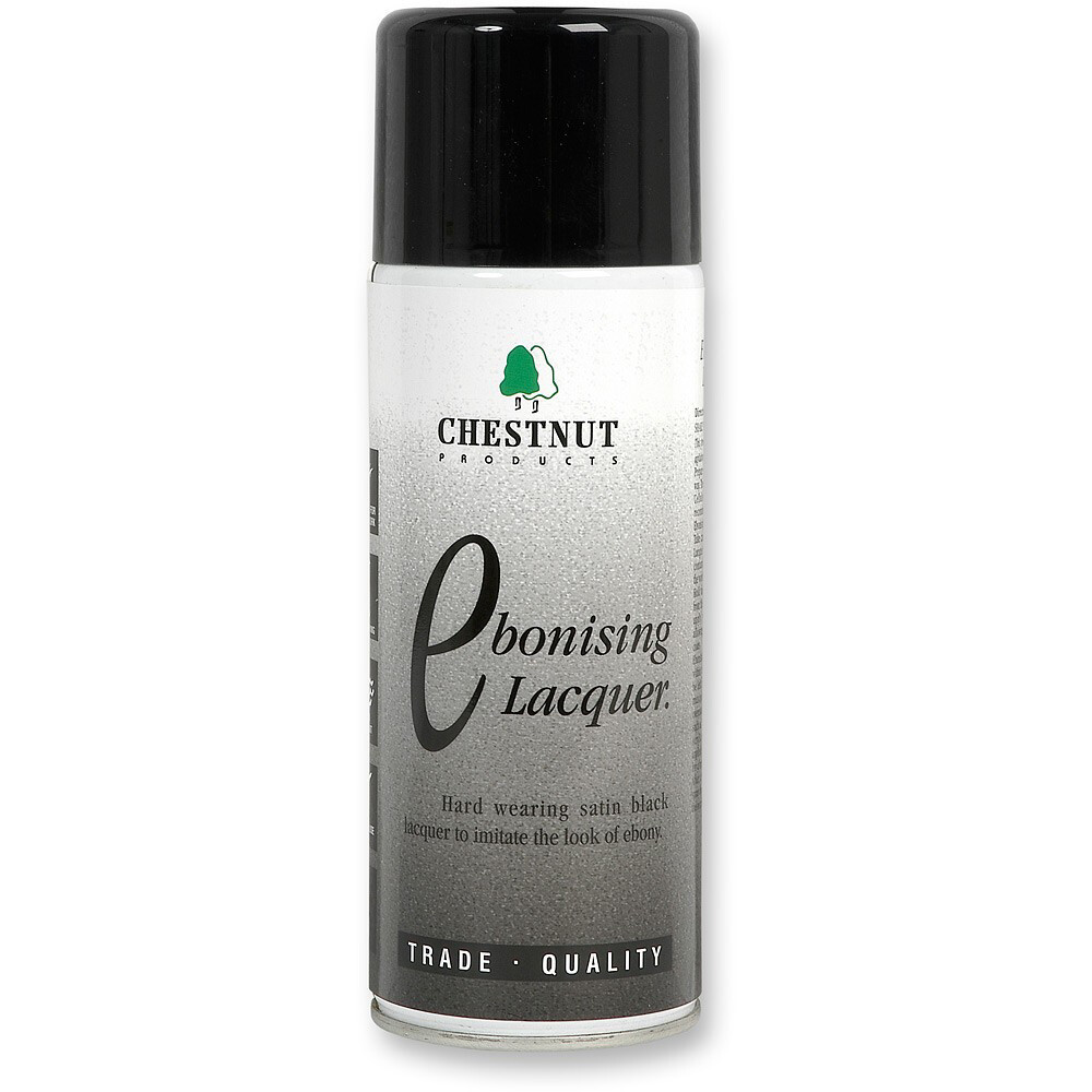 CHESTNUT EL400 Products Woodturning Ebonising Lacquer, 400ml Aerosol