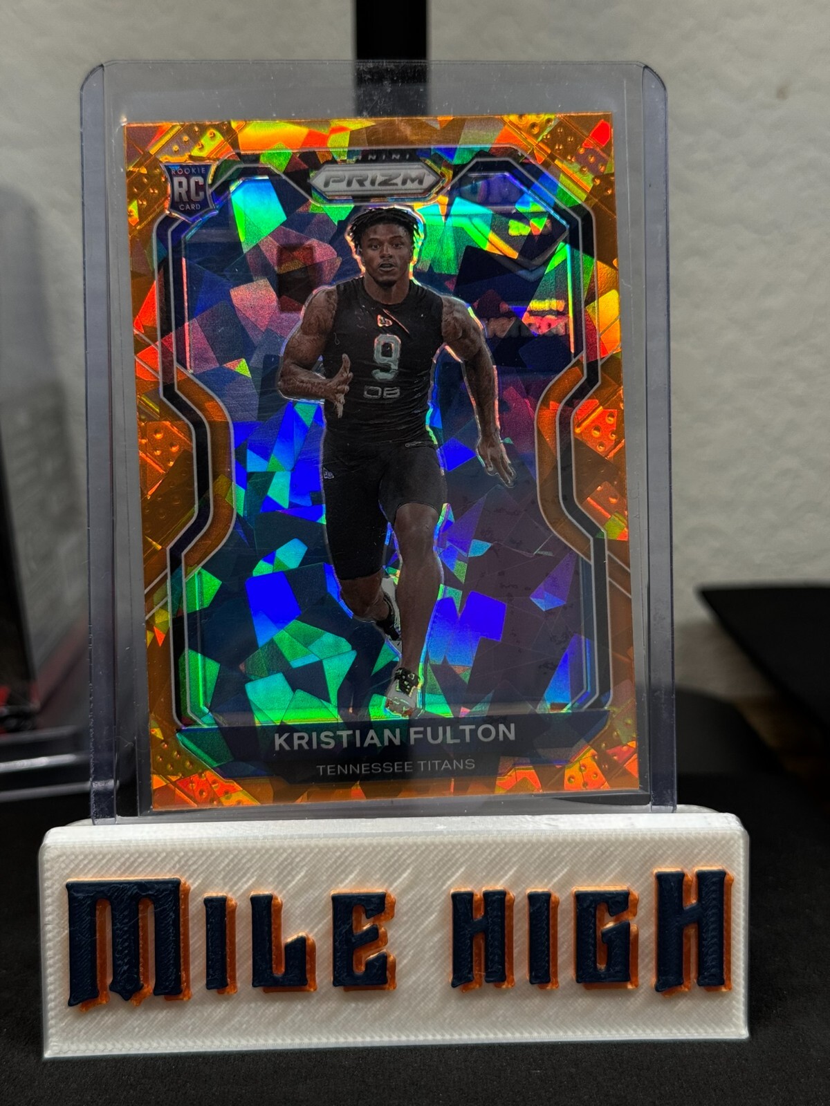 Kristian Fulton Panini Prizm #397 Orange Ice